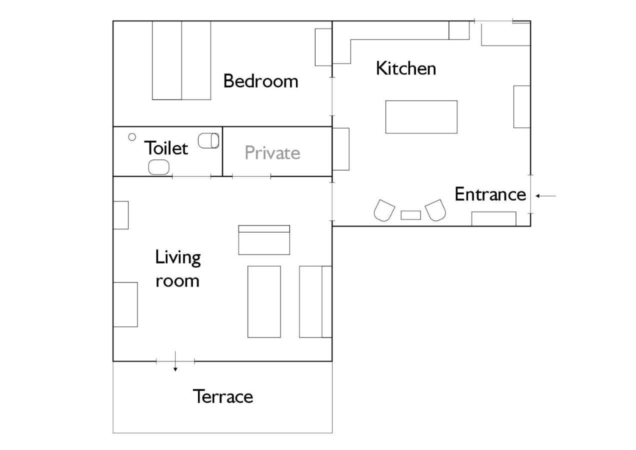 Rolso Retreat - The Apartment Knebel Buitenkant foto